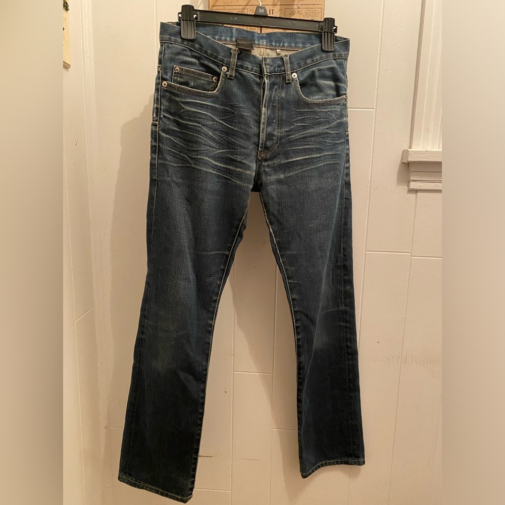 Archive 2008 Dior Hedi Slimane straight leg denim